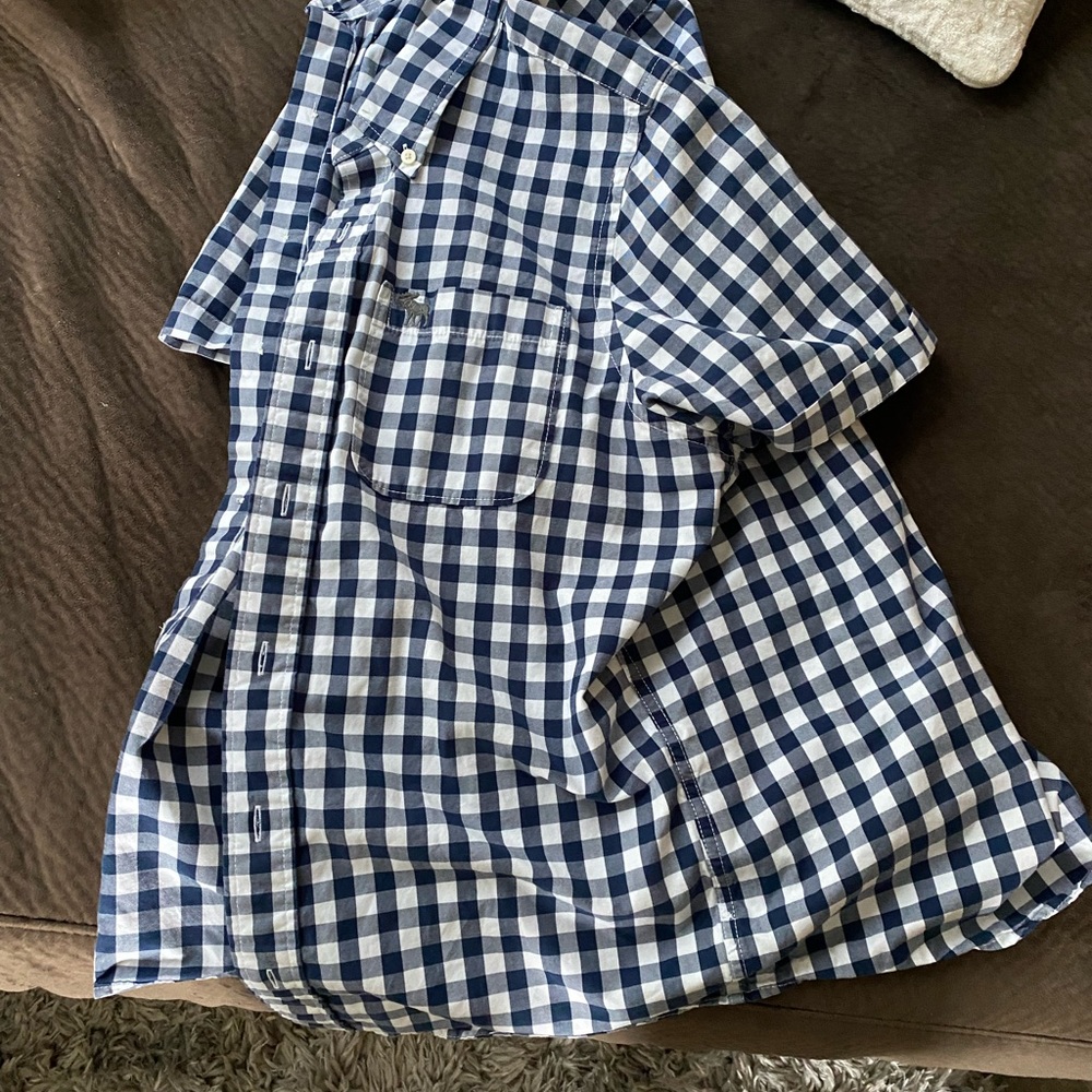Abercrombie And Fitch Checkered Short Sleeve Shirt - image 3